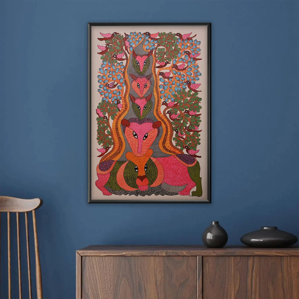 Gond - The Tiger Family