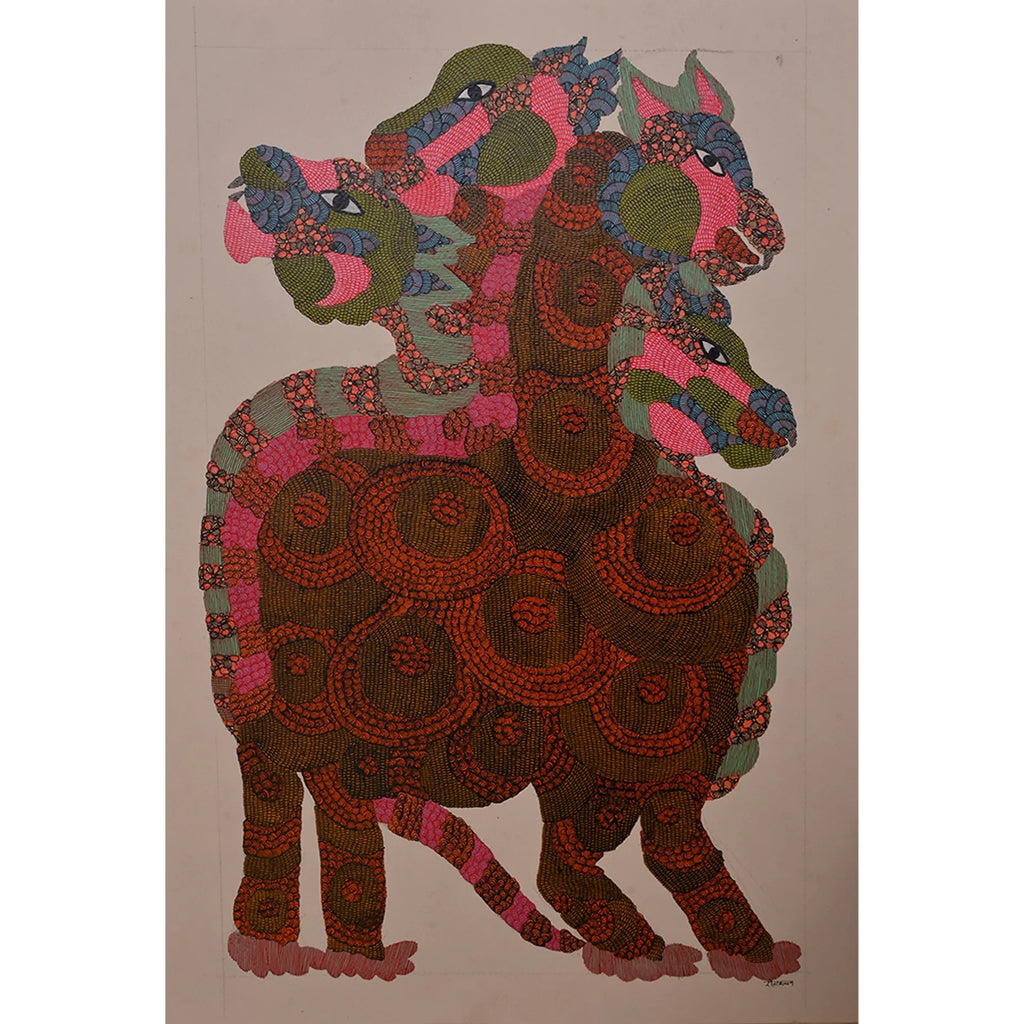 Gond - Tiger family