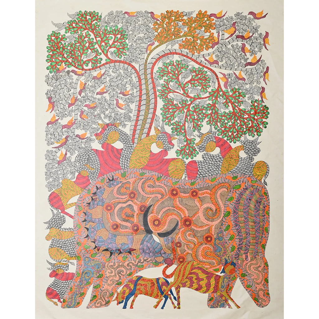 Gond - The Cow And Its Calfs