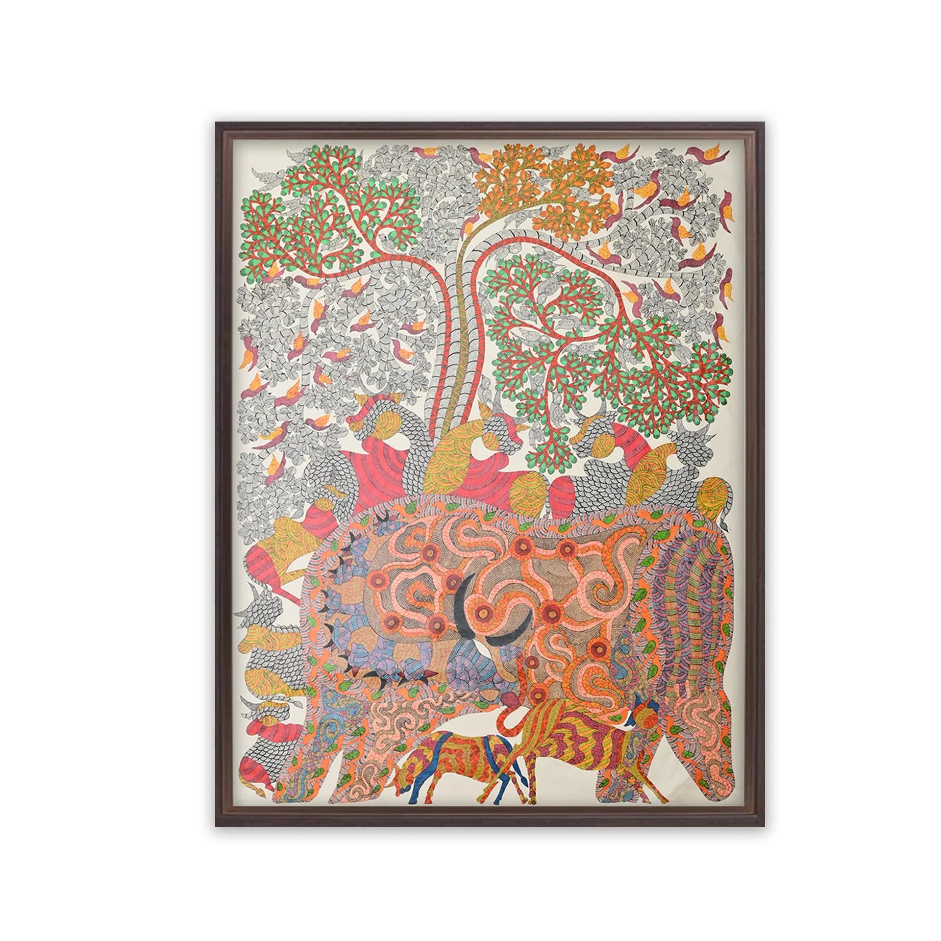Gond - The Cow And Its Calfs