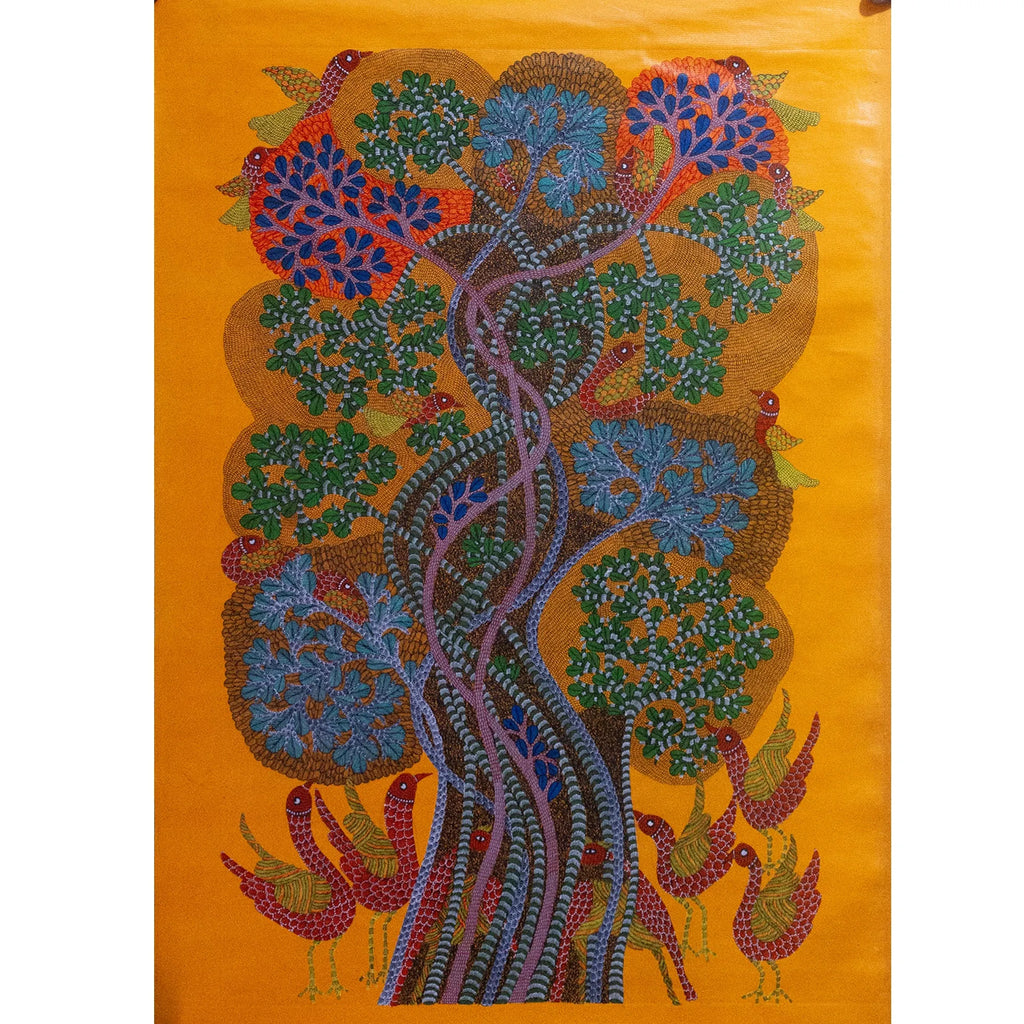 Gond - Tree of Life – Yellow Base