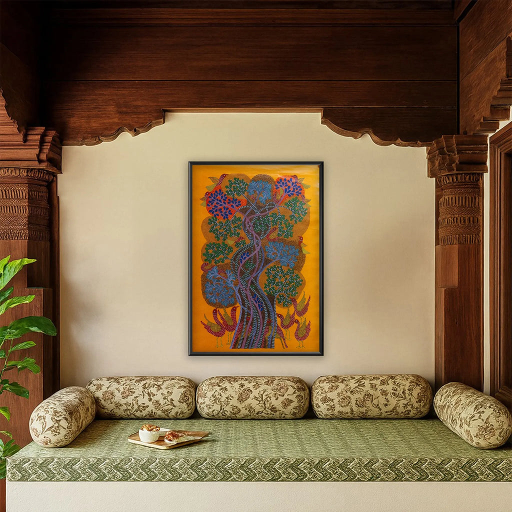 Gond - Tree of Life – Yellow Base