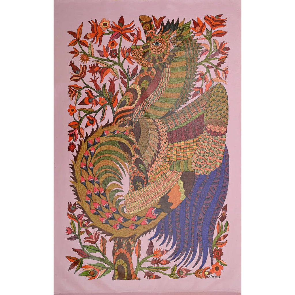 Gond - Wild Dragon Cum Peacock Creature – Bhairon Baba