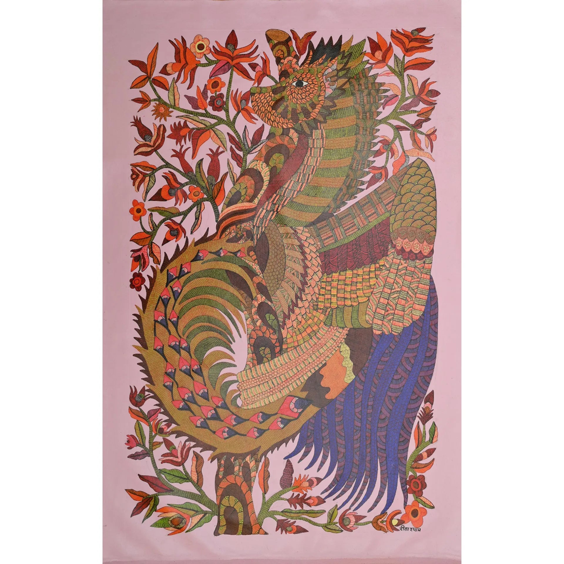 Gond - Wild Dragon Cum Peacock Creature – Bhairon Baba