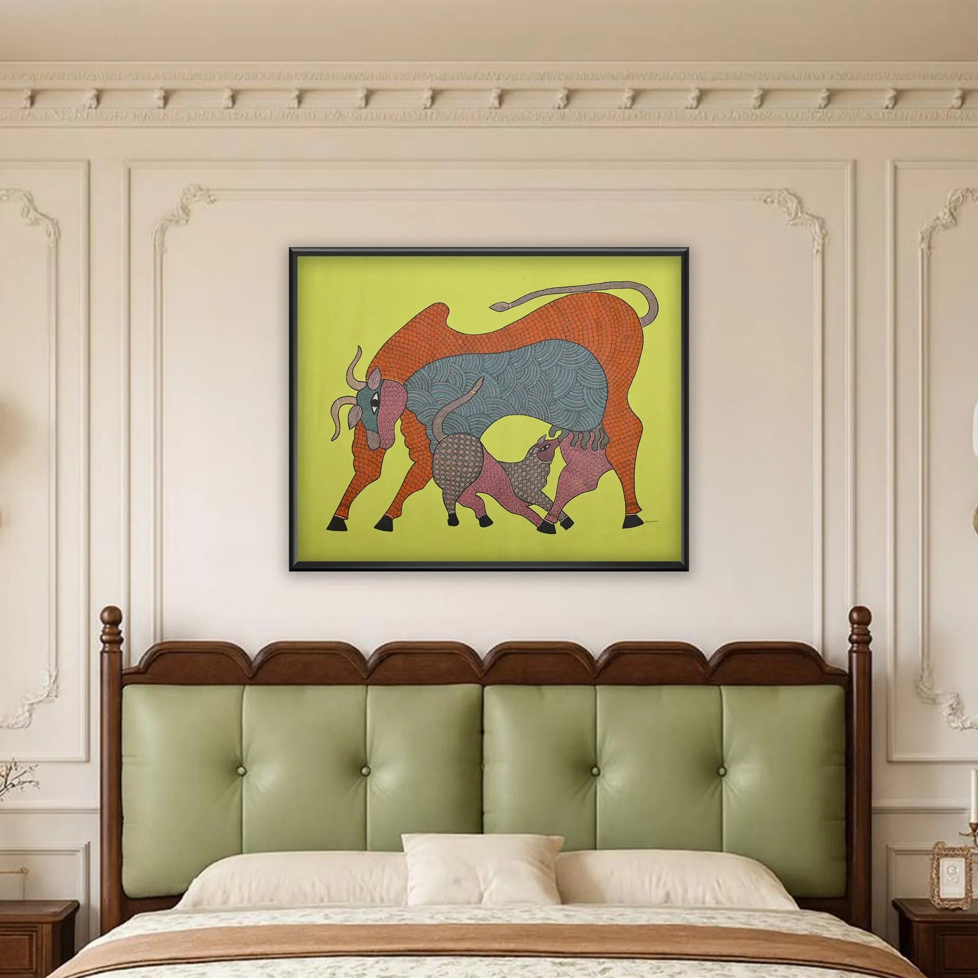 Gond - Cow and Cub