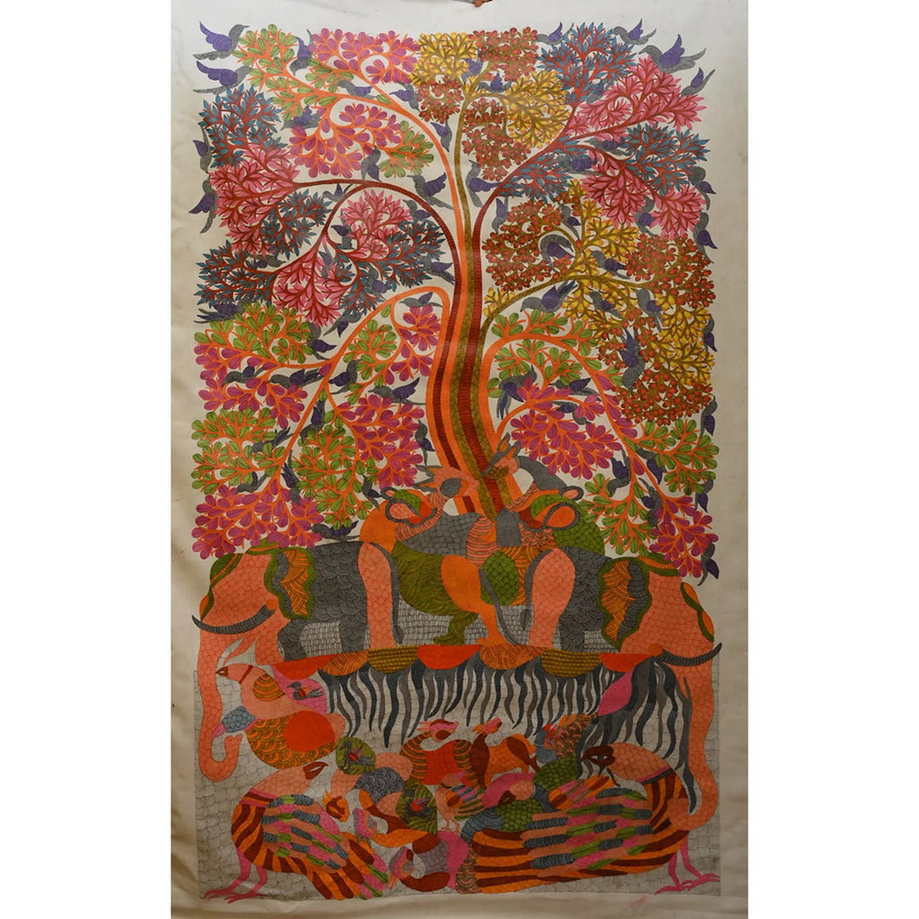 Gond - Animals Under Tree of Life