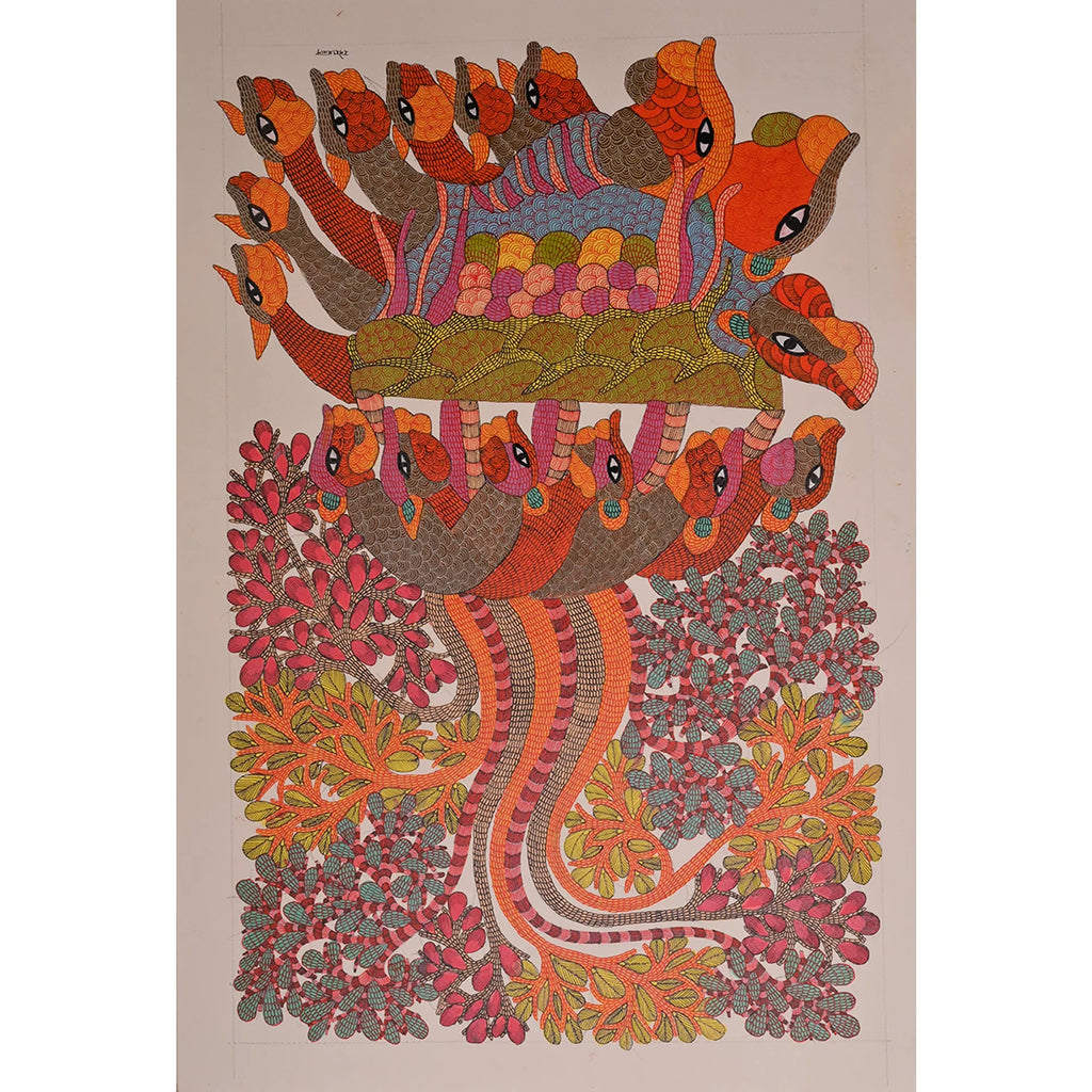 Gond - Tree of Life on a Rock