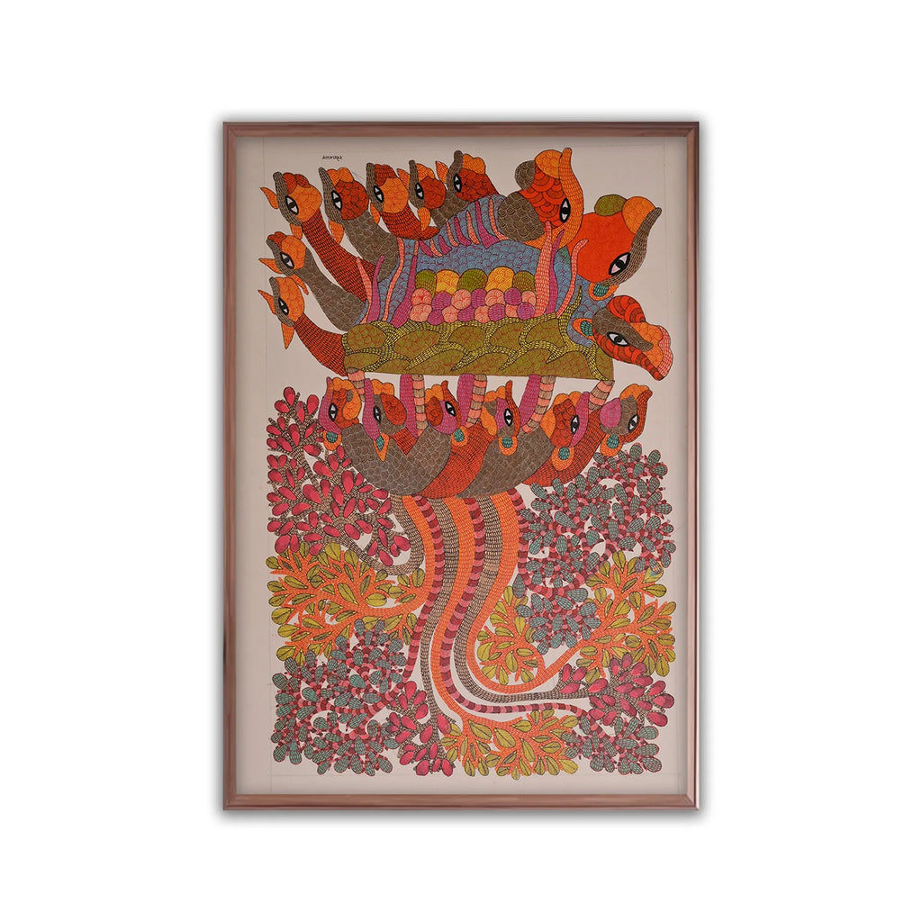 Gond - Tree of Life on a Rock