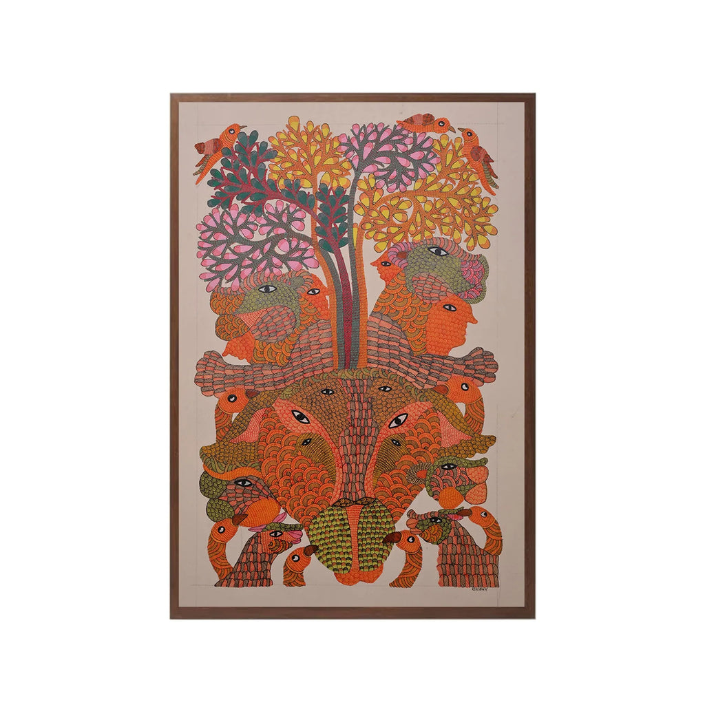 Gond - Baghwana and Tree of Life