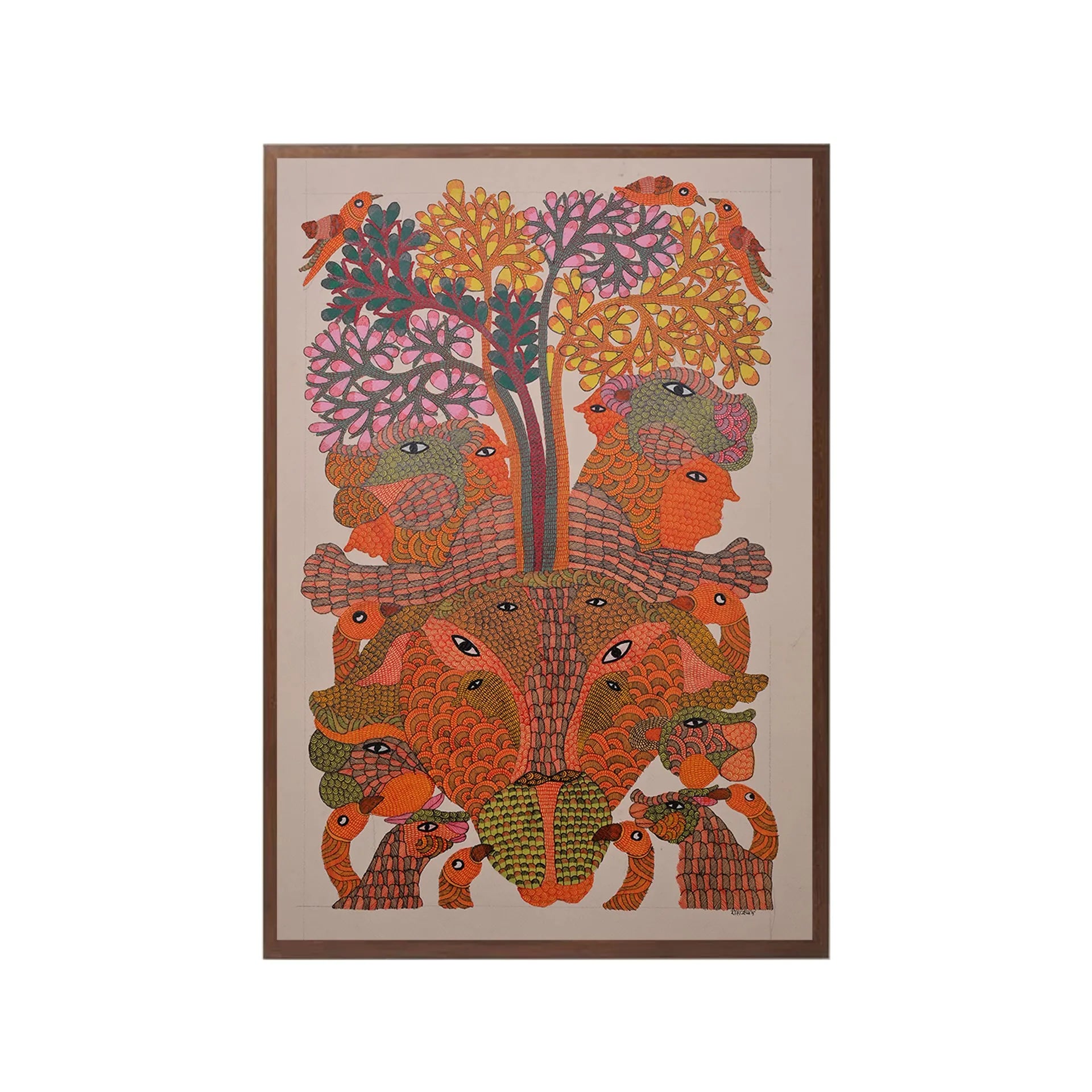 Gond - Baghwana and Tree of Life