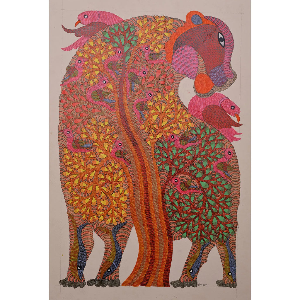 Gond - Baghwana and Tree of Life