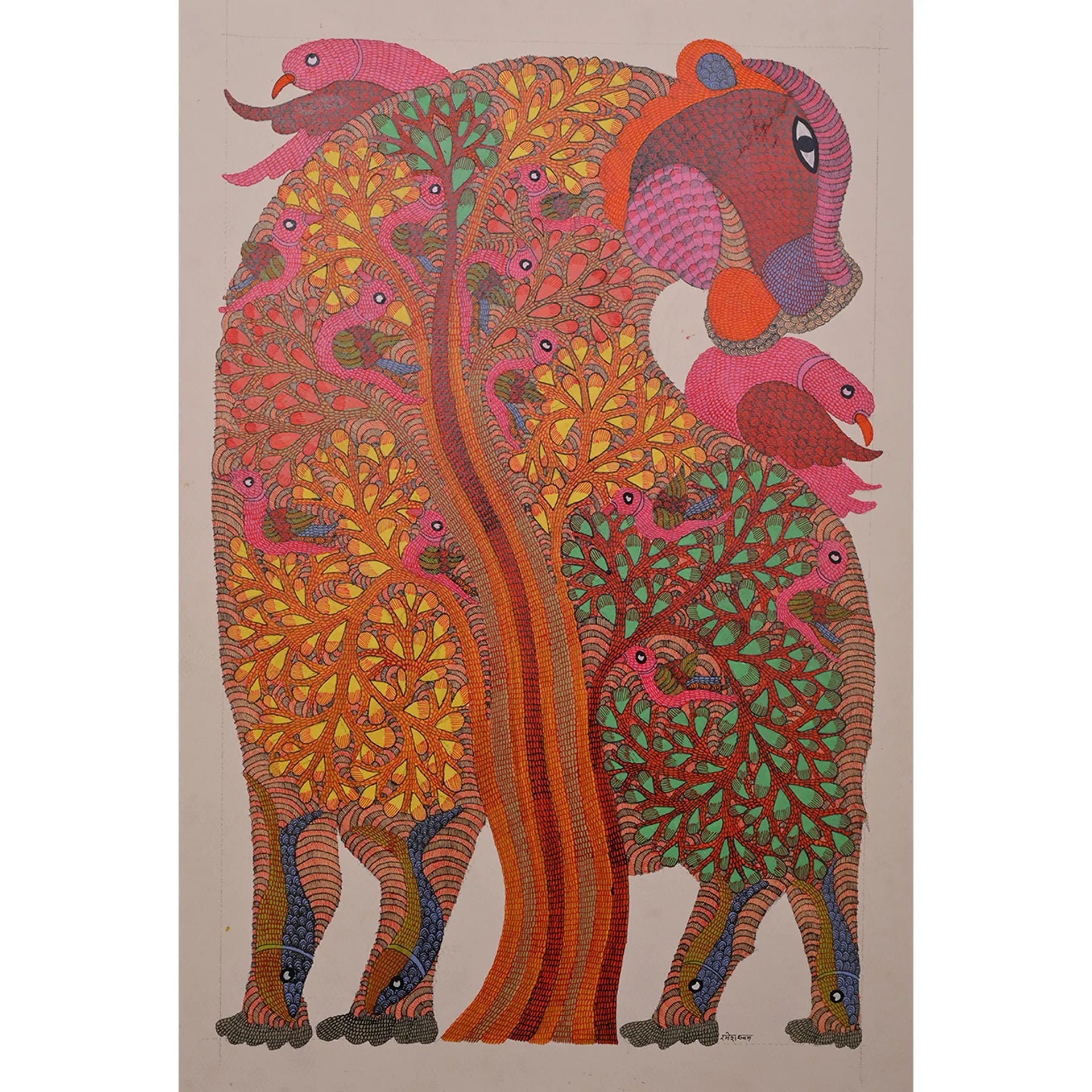 Gond - Baghwana and Tree of Life