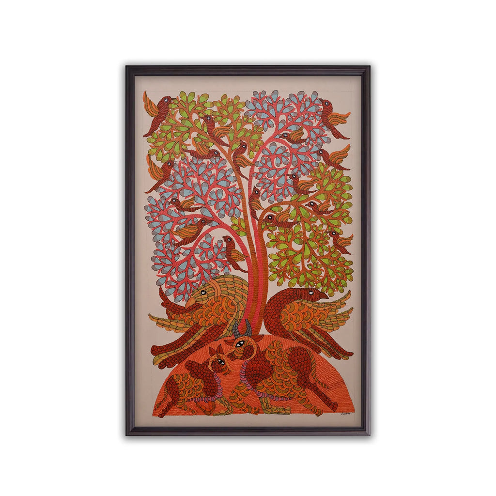 Gond - Tree of Life and Animals