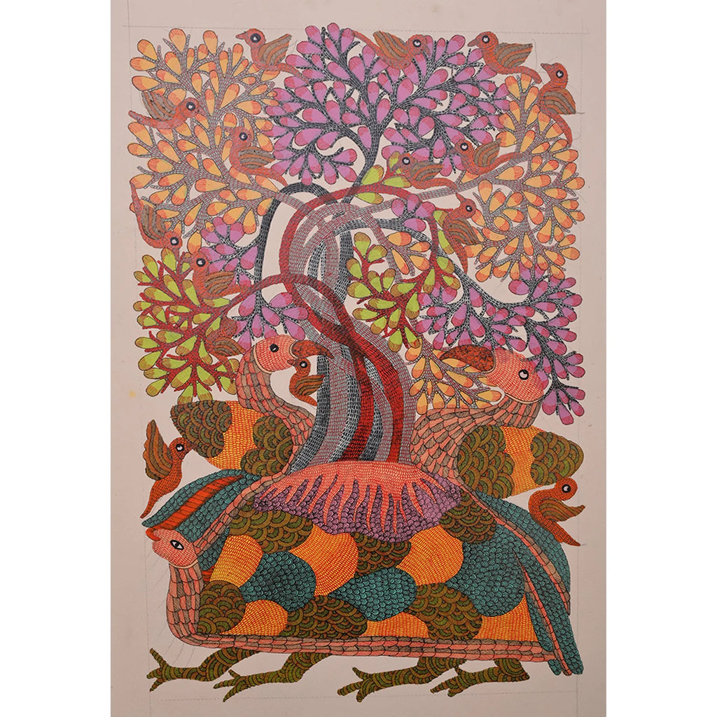 Gond - Tortoise – The Symbol of Maa Laxmi