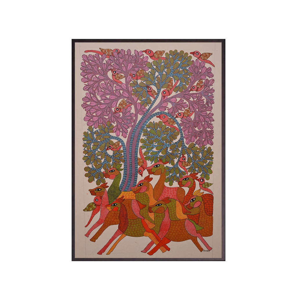 Gond - Tree of Life and Animals