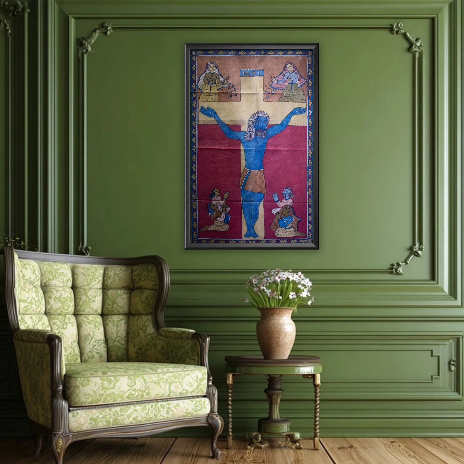 Kalamkari - Jesus Christ