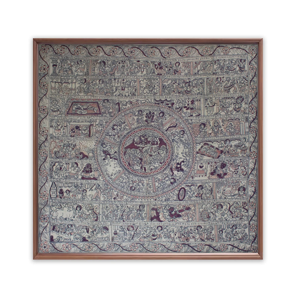 Kalamkari - Krishna Life Story