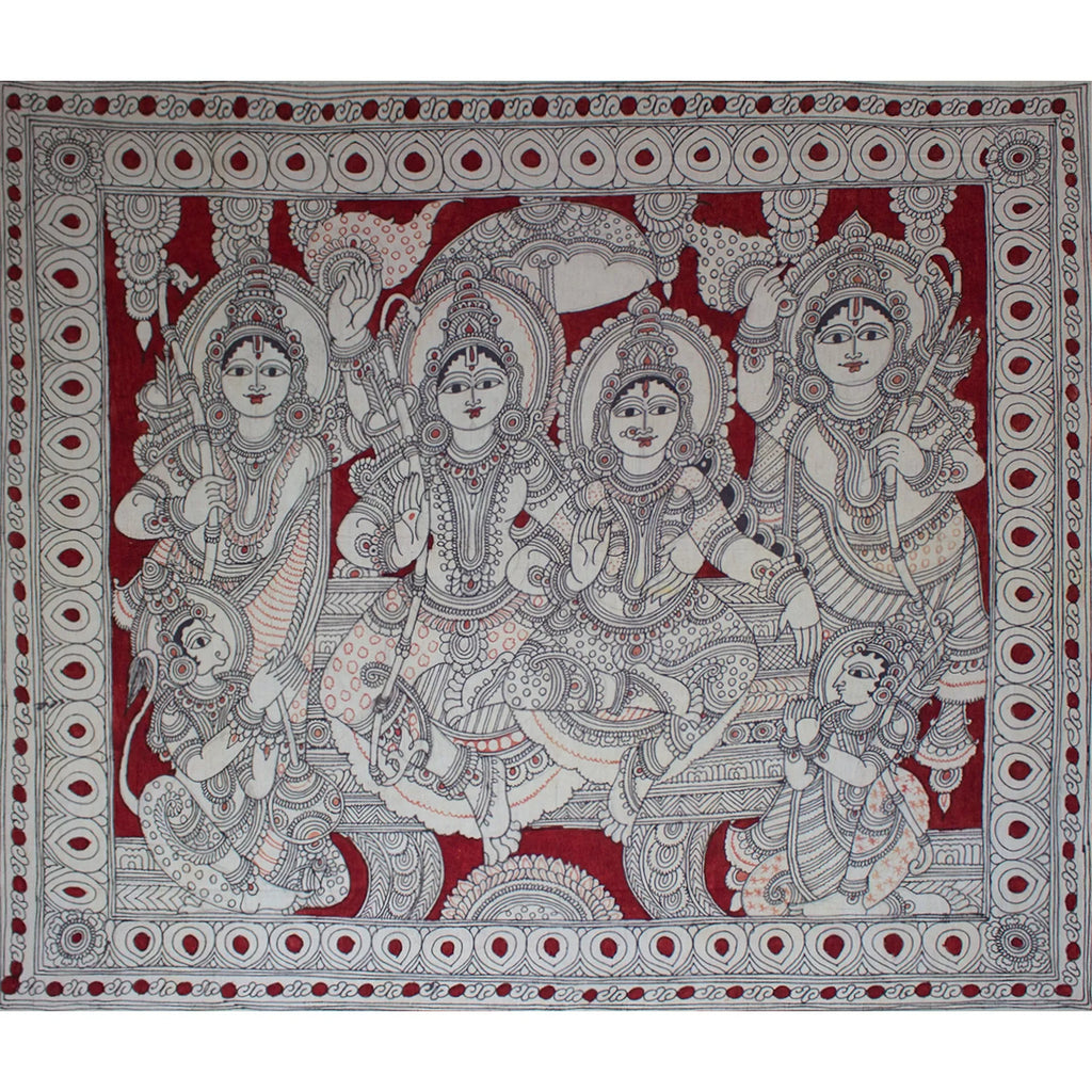 Kalamkari - Ram Darbar