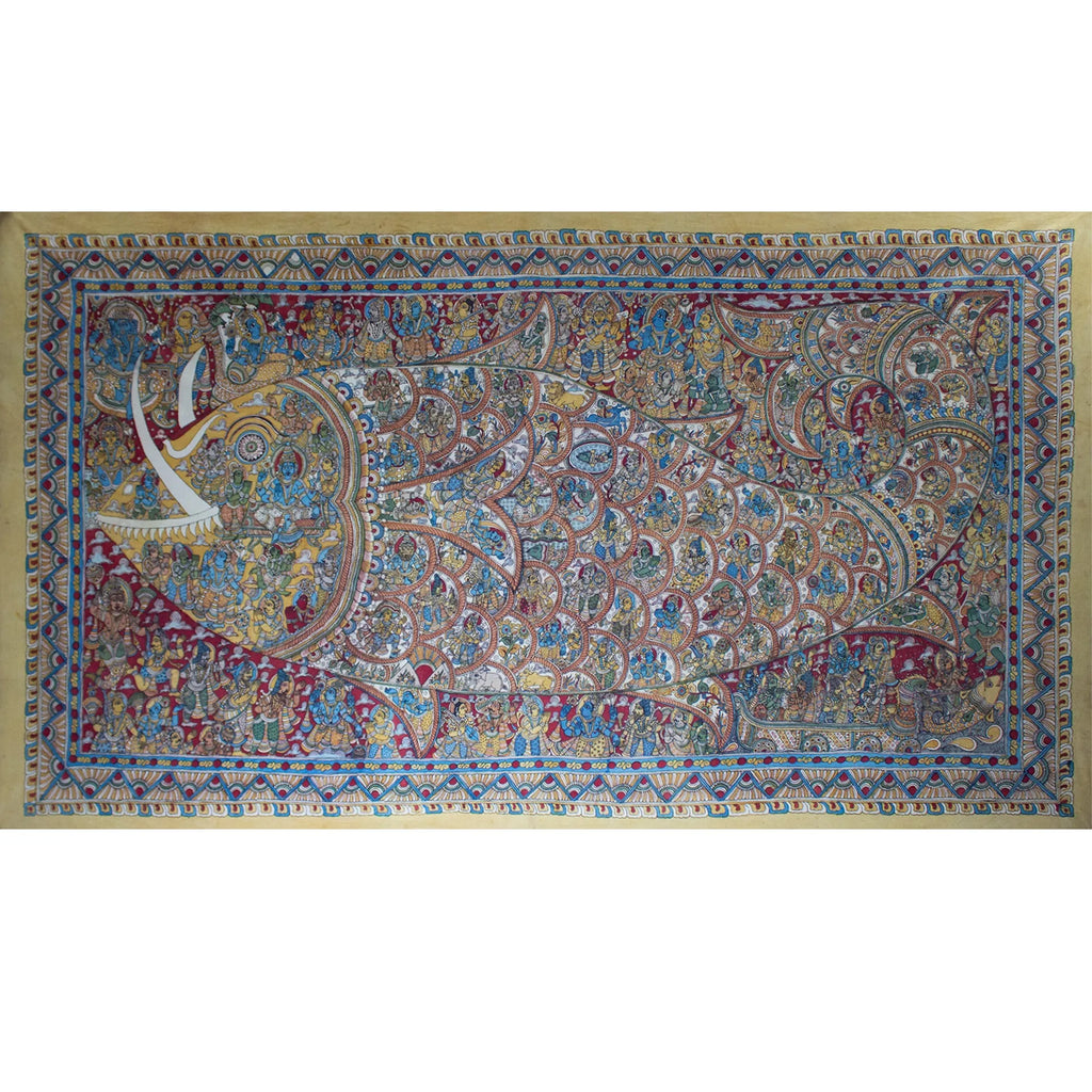 Kalamkari - Matsyavatara Story