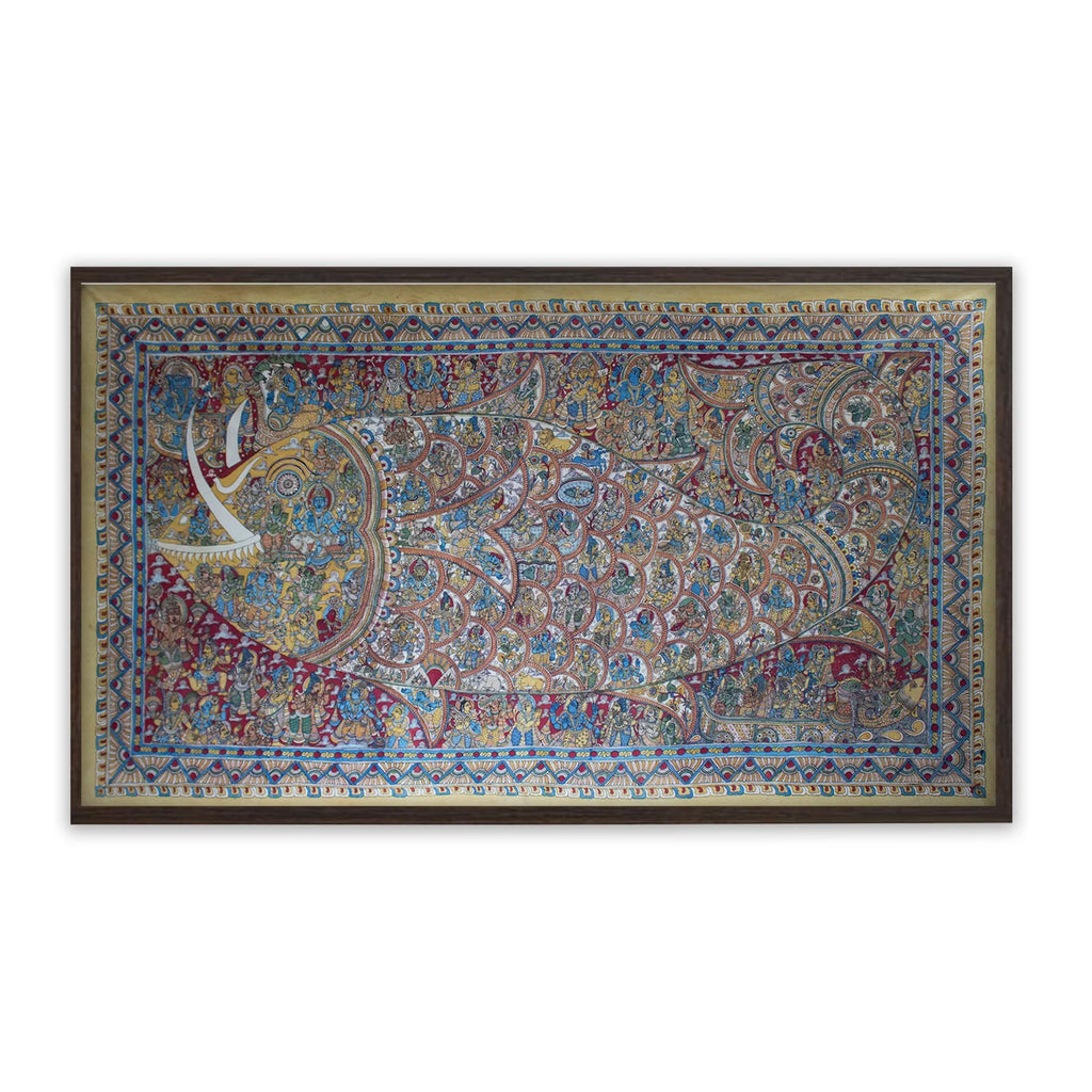 Kalamkari - Matsyavatara Story