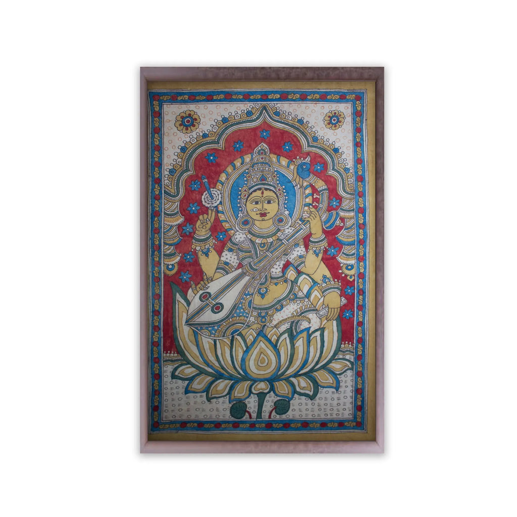 Kalamkari - Saraswati Maa