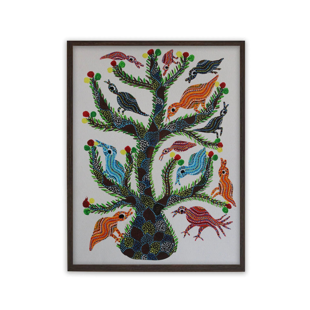 Bhil - Birds on a tree