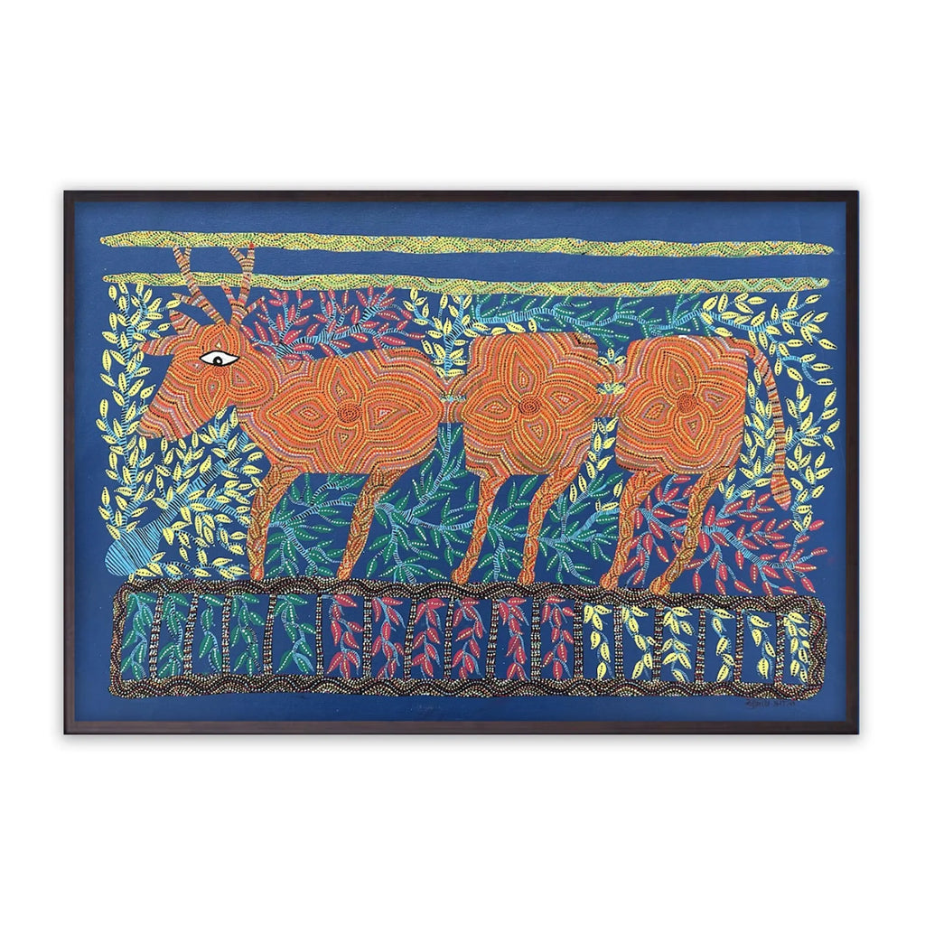 Bhil - Tribal electric train-deer