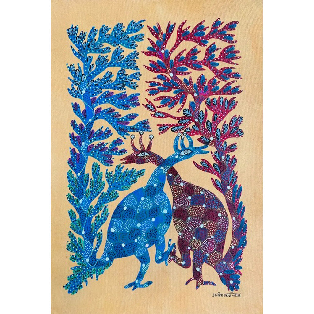 Bhil - Peacock couple