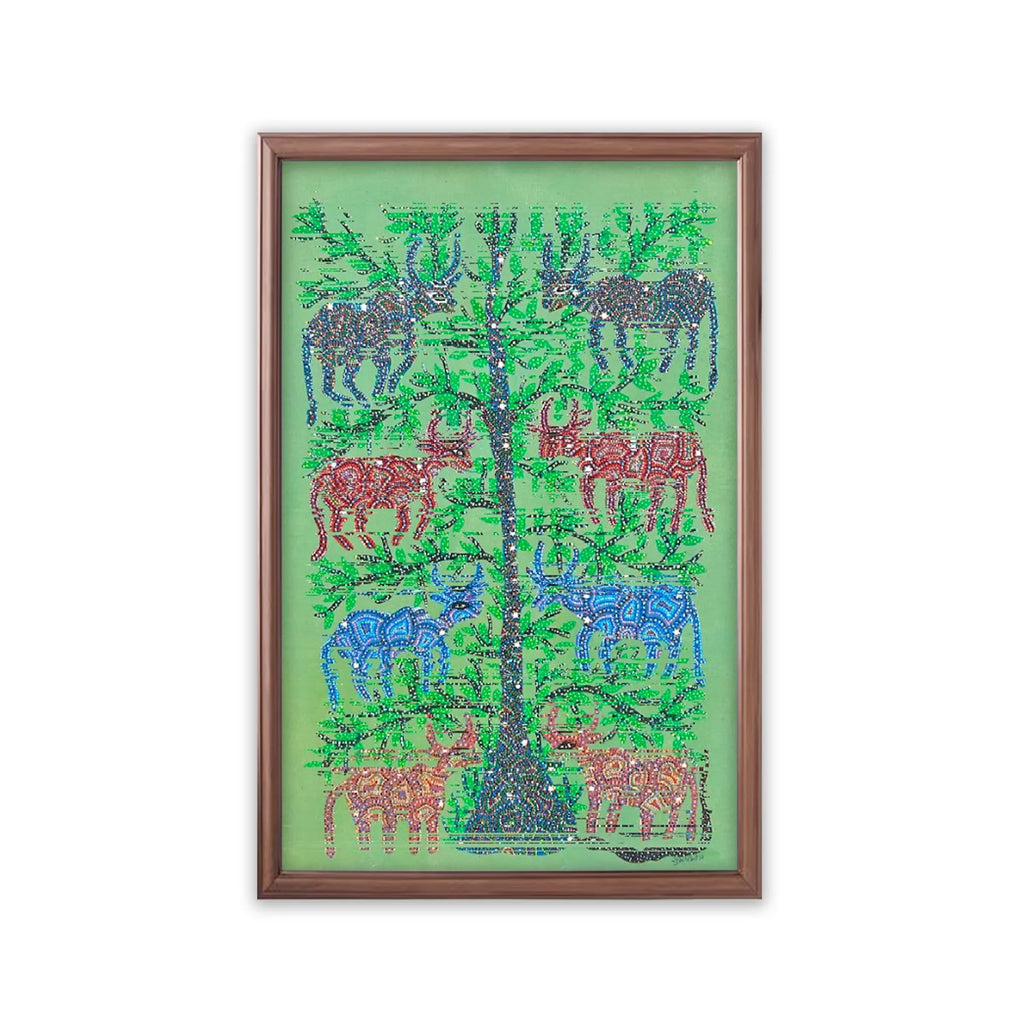Bhil - Tree of life and cows
