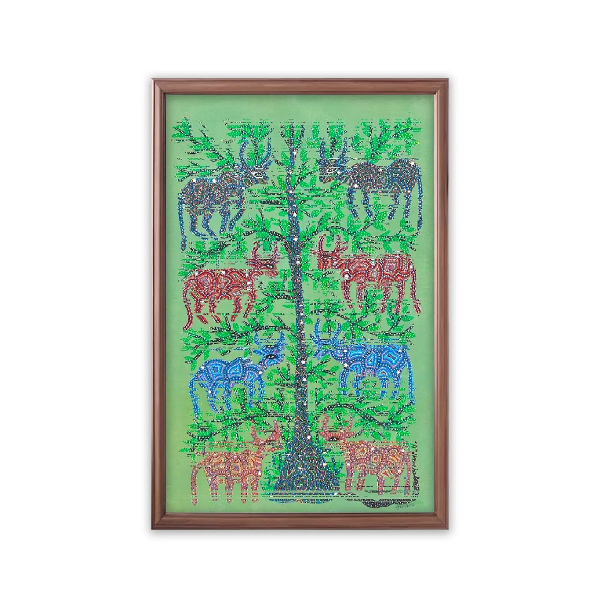 Bhil - Tree of life and cows