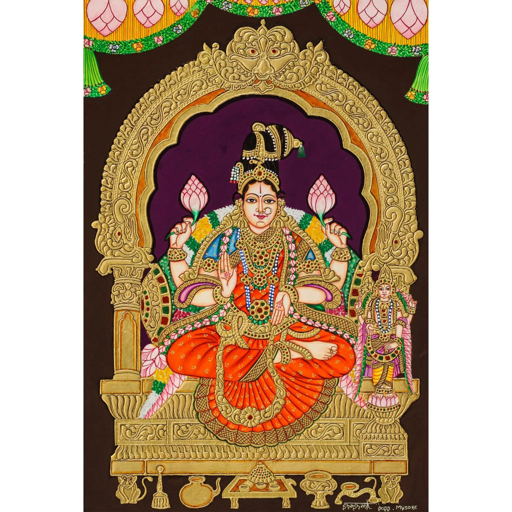 Mysore Painting - Padmavathi