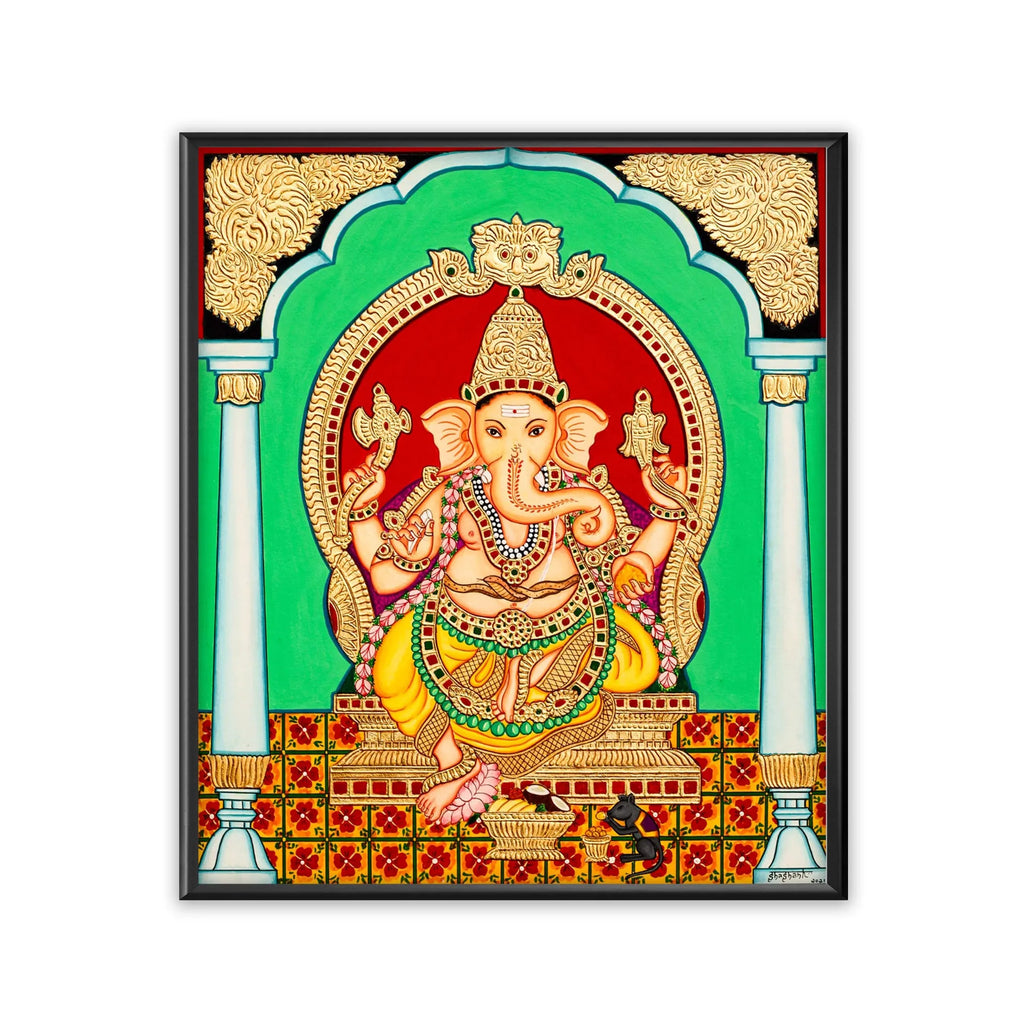 Mysore Painting - Ganesha