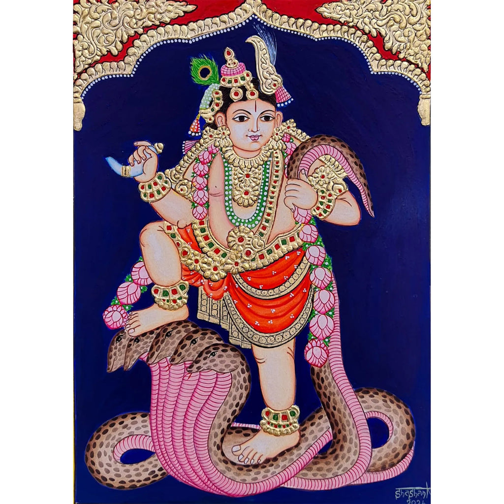 Mysore Painting - Kalingamardhana