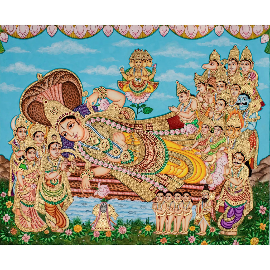 Mysore Painting - Anantapadmanabha