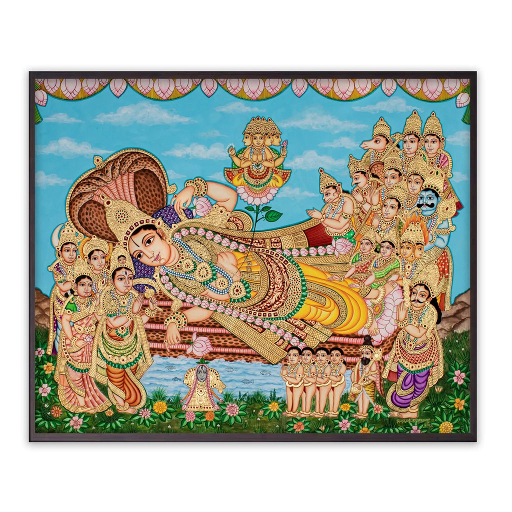Mysore Painting - Anantapadmanabha
