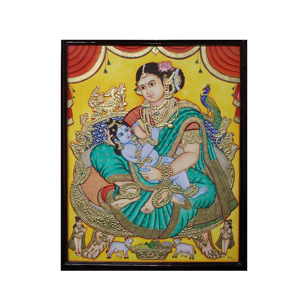 Mysore Painting - Yashodakrishna