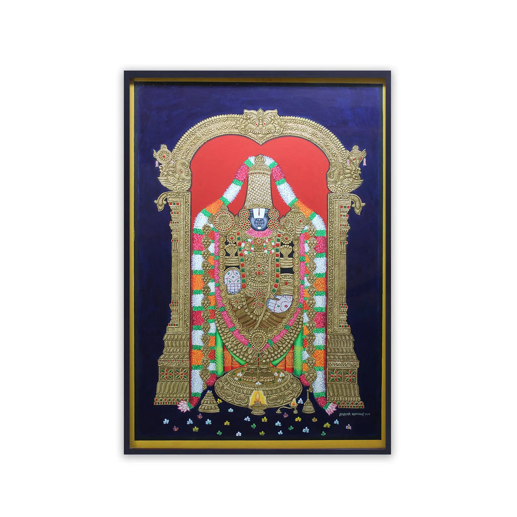 Mysore Painting - Venkateshwara (Tirupathi Balaji)