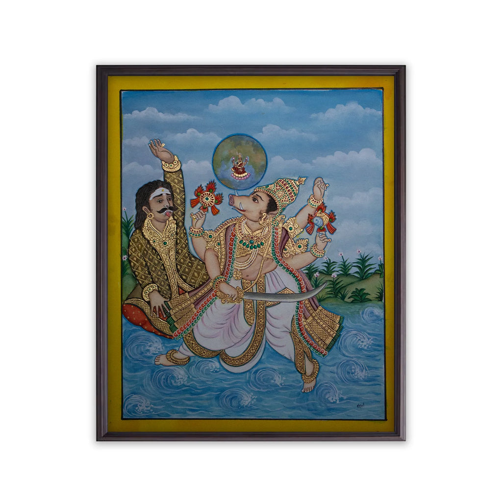 Mysore Painting - Varahavatara