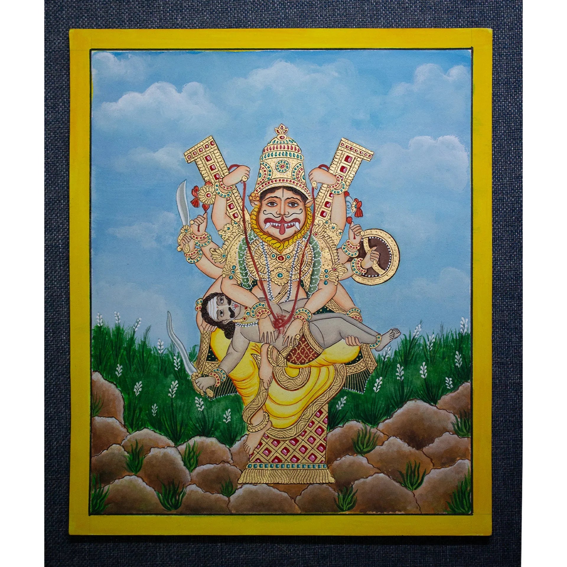 Mysore Painting - Narasimhavatara