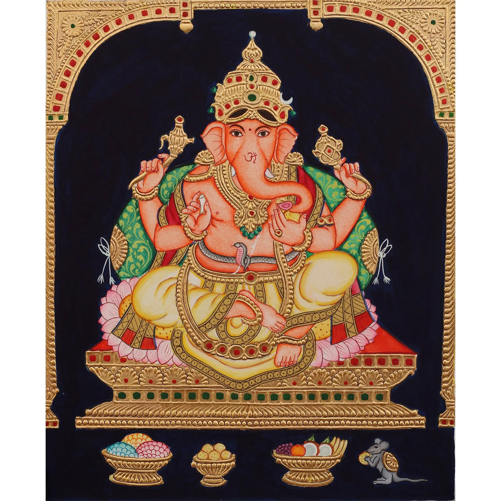Mysore Painting - Ganesha