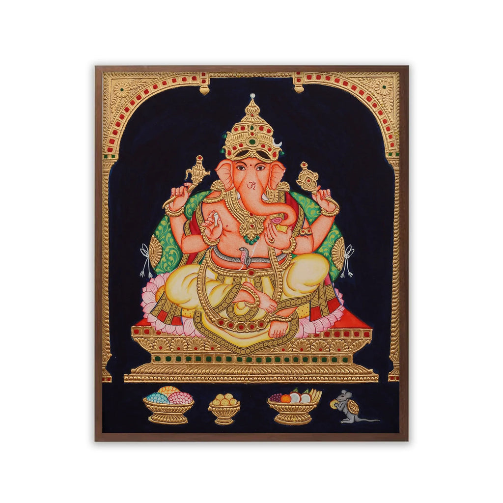 Mysore Painting - Ganesha