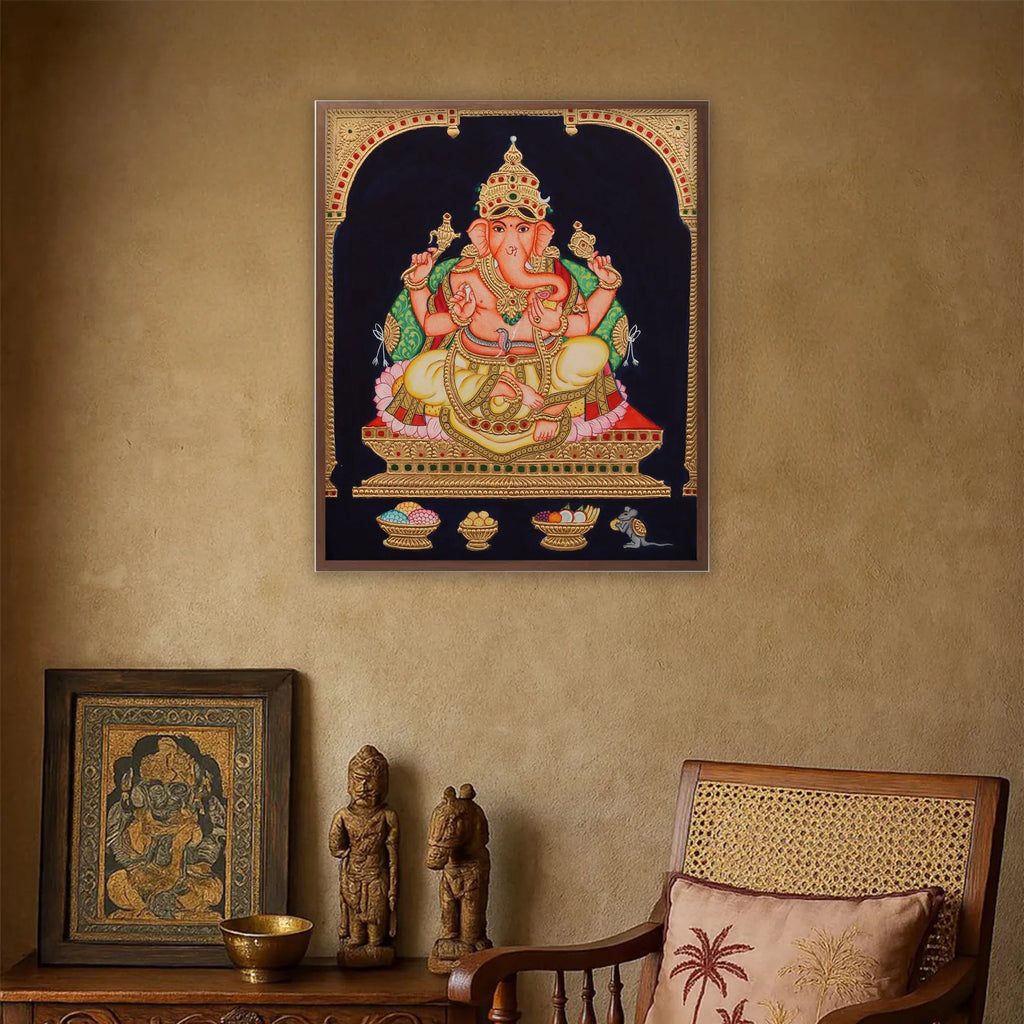 Mysore Painting - Ganesha