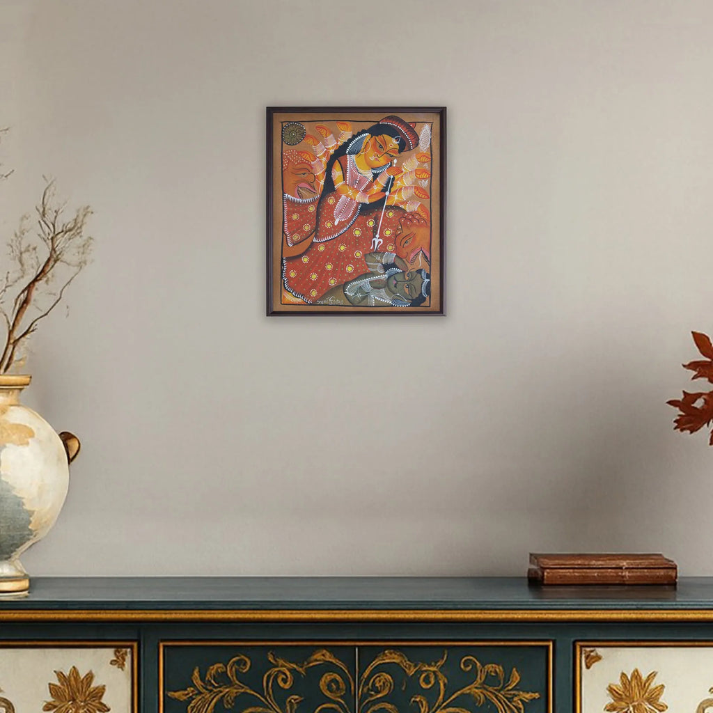 Bengal Pattachitra - Durga