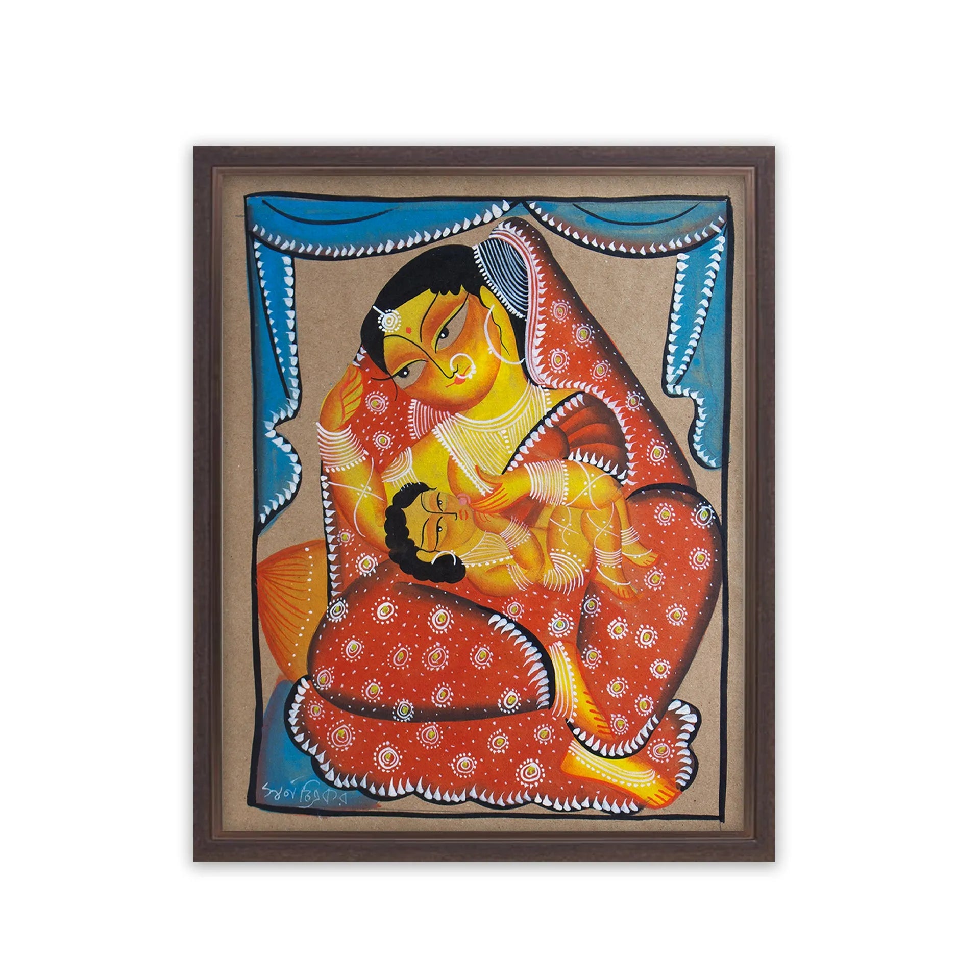 Bengal Pattachitra - Yashoda Maa