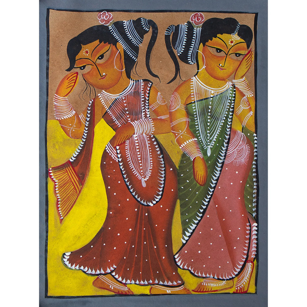 Bengal Pattachitra - Pretty women