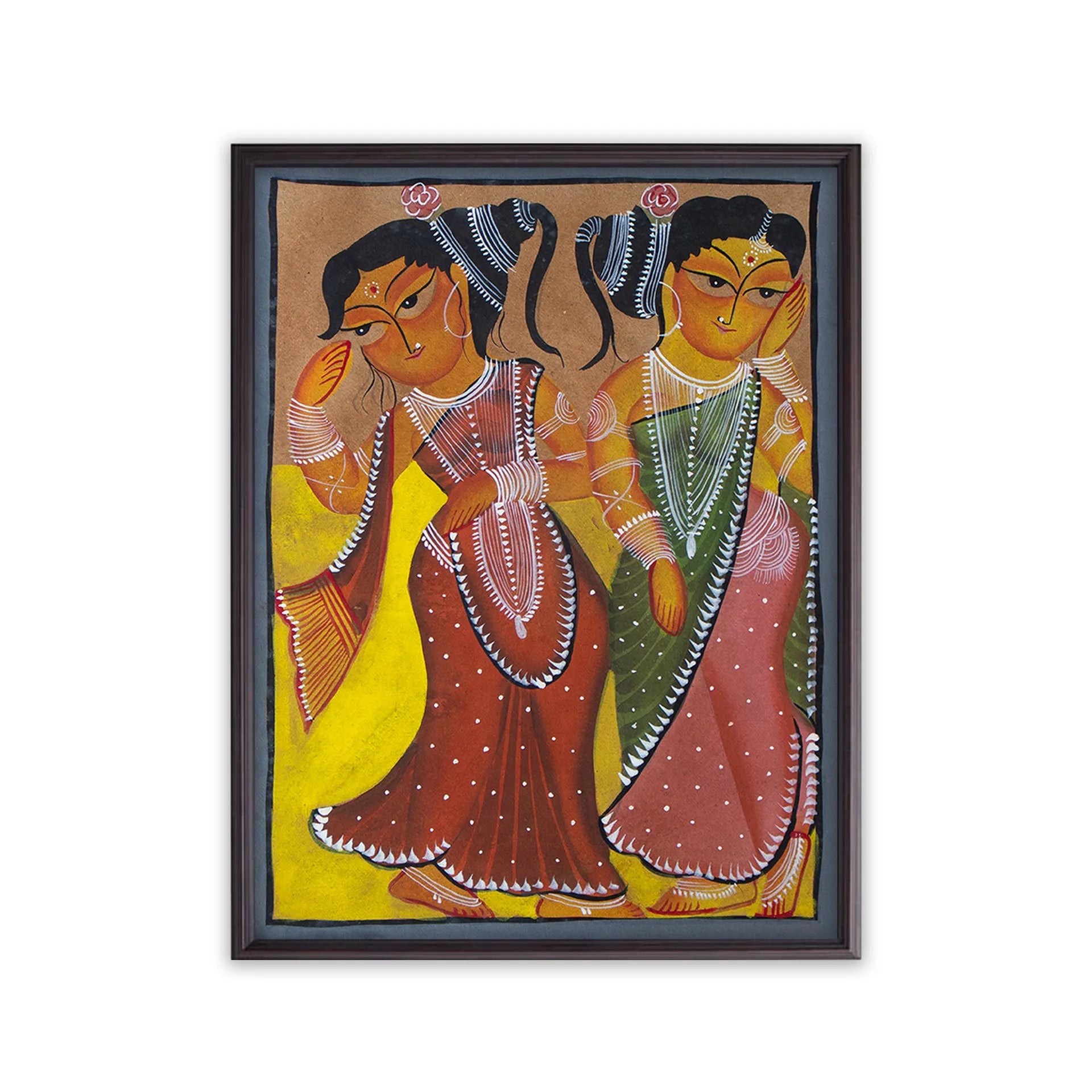 Bengal Pattachitra - Pretty women