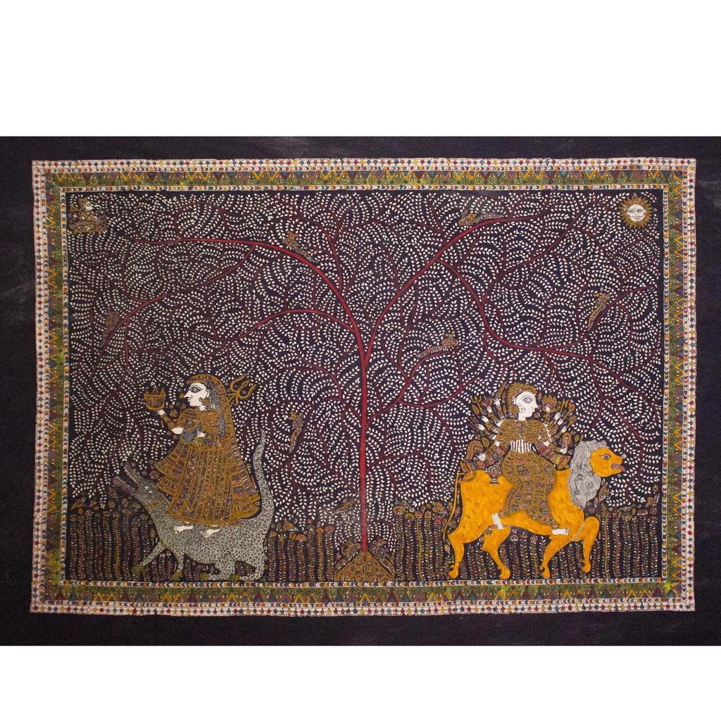 Mata Ni Pachedi - Khodiyal mata and Durga Mata Ni Pachedi