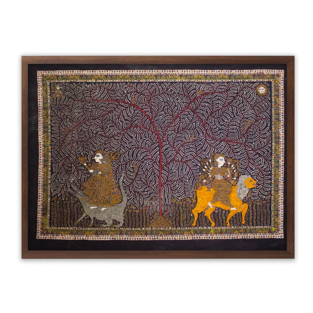 Mata Ni Pachedi - Khodiyal mata and Durga Mata Ni Pachedi