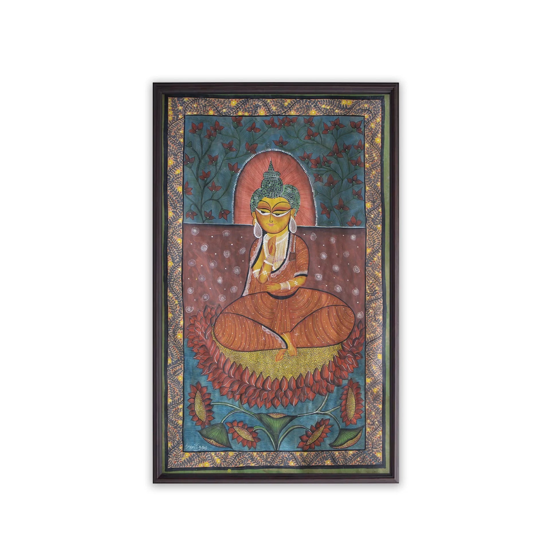 Bengal Pattachitra - Buddha
