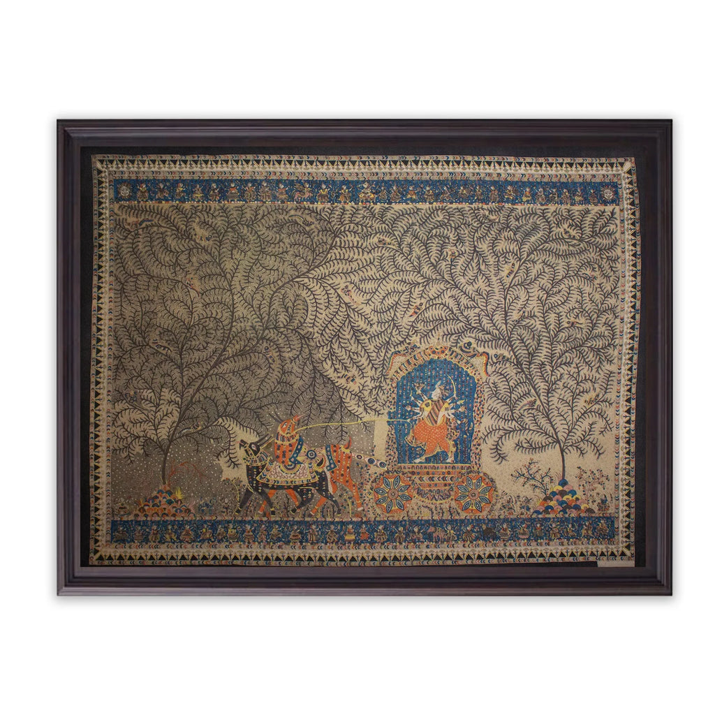 Mata Ni Pachedi - Meldi Mata NI Pachedi- Godess on chariot